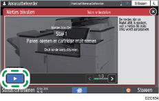 Afbeelding van bedieningspaneel