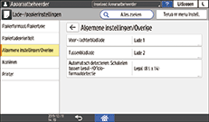 Afbeelding van bedieningspaneel