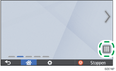 Afbeelding van bedieningspaneel