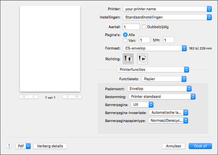 Illustratie stuurprogrammascherm