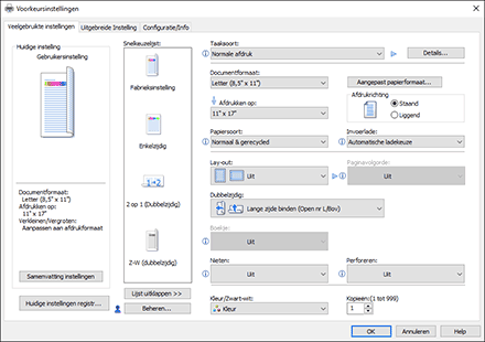 Illustratie stuurprogrammascherm