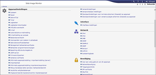 Afbeelding internetbrowserscherm