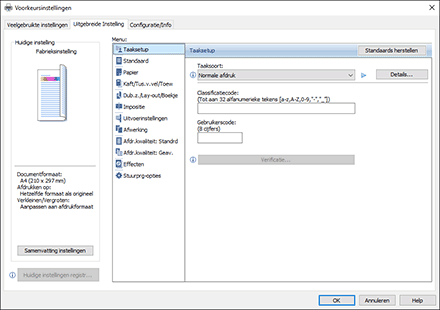 Illustratie stuurprogrammascherm