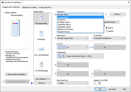 Illustratie stuurprogrammascherm