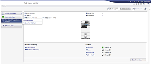Afbeelding internetbrowserscherm