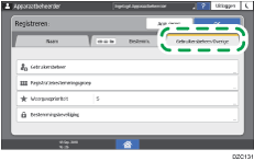 Afbeelding van bedieningspaneel