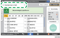 Afbeelding van bedieningspaneel