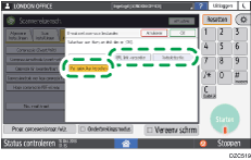 Afbeelding van bedieningspaneel