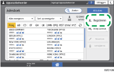 Afbeelding van bedieningspaneel