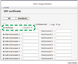 Afbeelding internetbrowserscherm