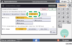Afbeelding van bedieningspaneel