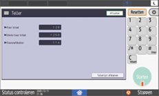 Afbeelding van bedieningspaneel