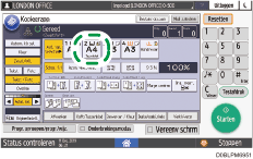 Afbeelding van bedieningspaneel