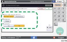 Afbeelding van bedieningspaneel