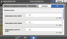 Afbeelding van bedieningspaneel