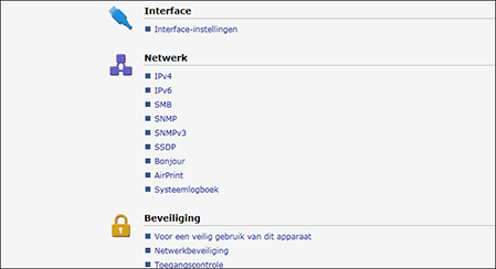 Afbeelding internetbrowserscherm