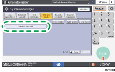 Afbeelding van bedieningspaneel