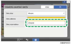 ilustracja ekranu panela operacyjnego