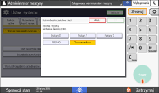 ilustracja ekranu panela operacyjnego