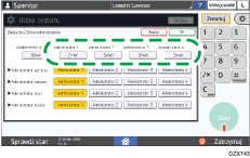 ilustracja ekranu panela operacyjnego