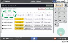 ilustracja ekranu panela operacyjnego