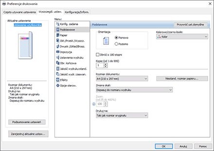 Ilustracja ekranu sterownika