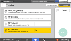 ilustracja ekranu panela operacyjnego
