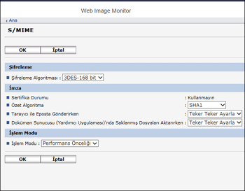 Ağ tarayıcısı ekranı resmi