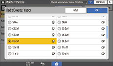 İşletim paneli ekran görseli