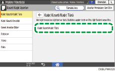 İşletim paneli ekran görseli