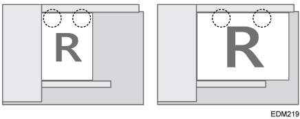 Illustration of original orientation that specifies Top 2 as the staple or punch position