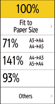 Operation panel screen illustration