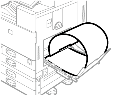 Bypass tray illustration