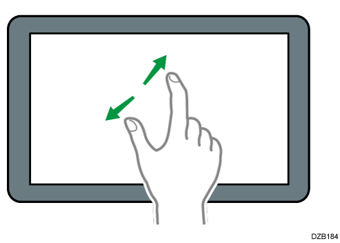 Pinch-in illustration