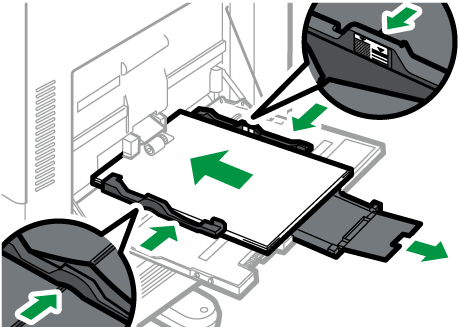 Bypass tray illustration