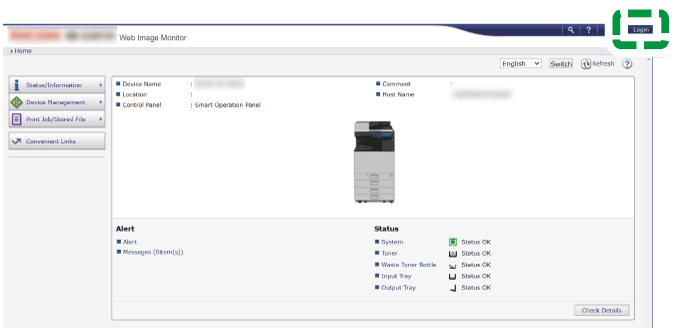 Web browser screen illustration