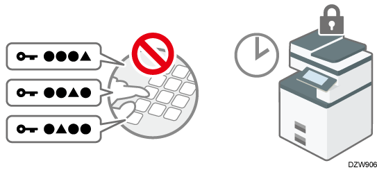 Illustration of specifying the authentication policy