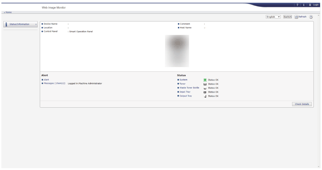 Web browser screen illustration