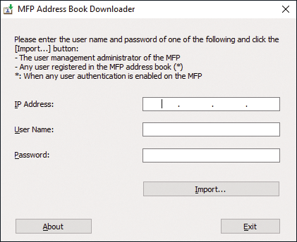 Ilustración de la pantalla del driver