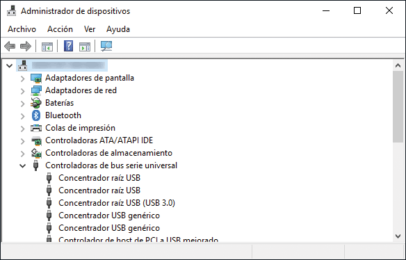 Ilustración de la pantalla del driver