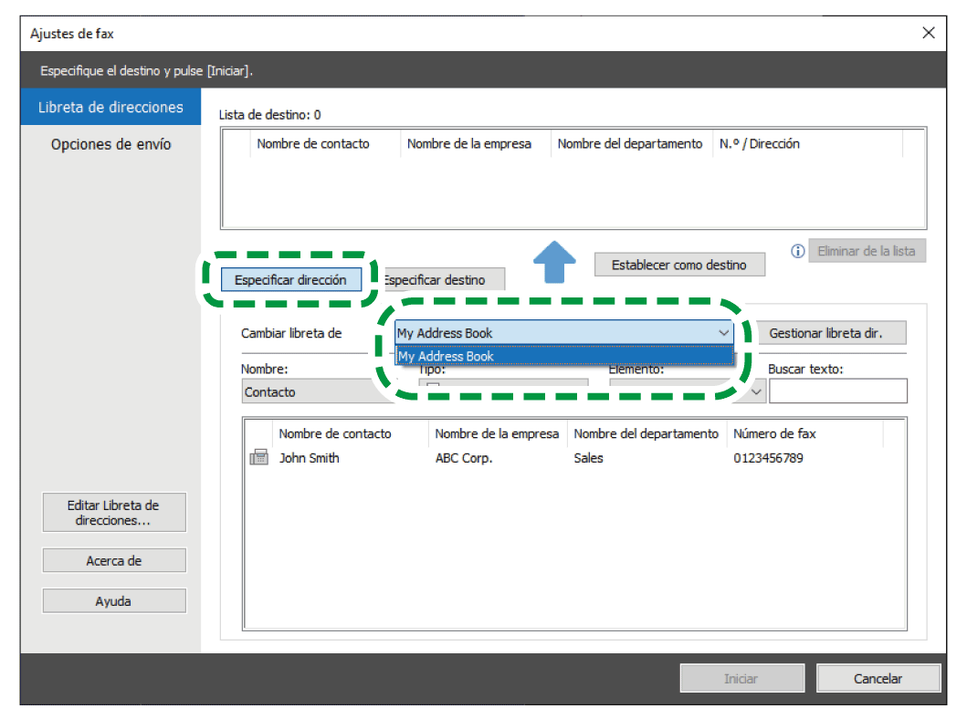 Ilustraci&oacute;n de la pantalla del driver