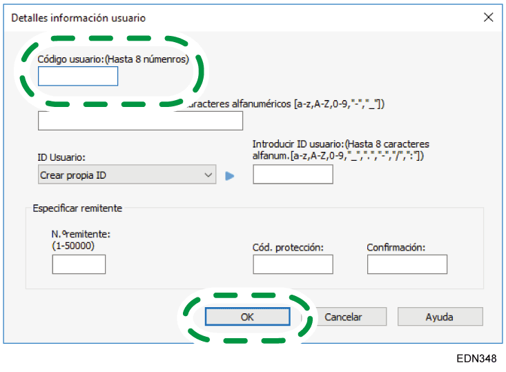 Ilustración de la pantalla del driver