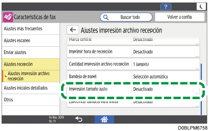 Ilustraci&oacute;n de la pantalla del panel de operaciones
