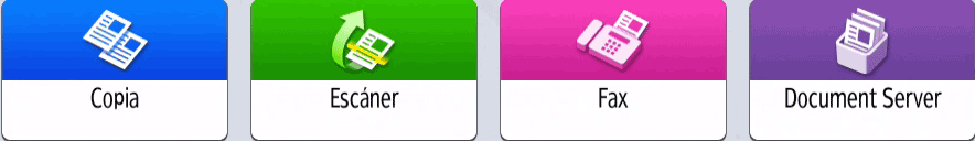 Ilustración de la pantalla del panel de mandos