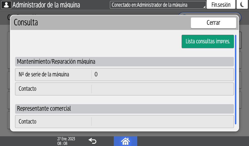 Se requiere la tarjeta LAN inalámbrica opcional para usar RICOH Smart Device Connector como invitado en la máquina.