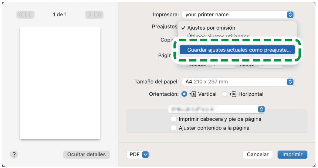 Ilustraci&oacute;n de la pantalla del driver