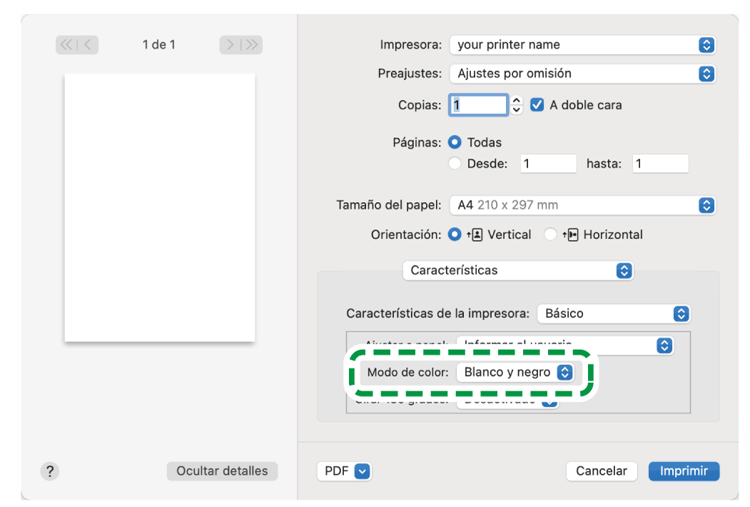 Ilustraci&oacute;n de la pantalla del driver
