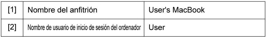 Ilustraci&oacute;n de confirmar la informaci&oacute;n del ordenador (macOS)