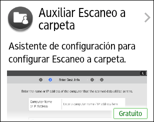Ilustración de la pantalla del panel de operaciones