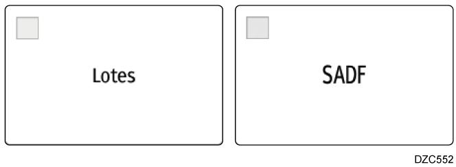 Ilustración de la pantalla del panel de operaciones